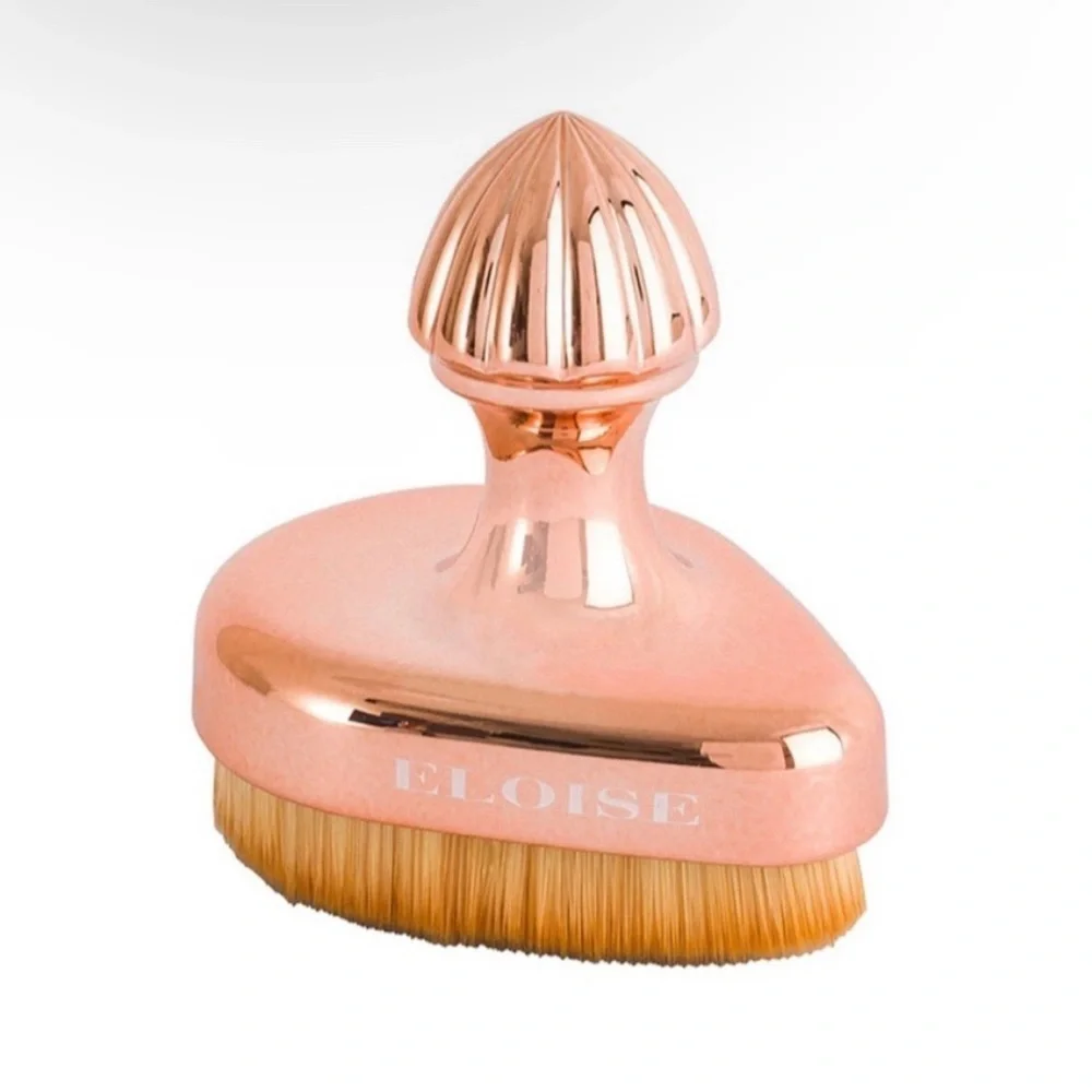 BNIB-Eloise mini teardrop brush rose gold mirror finish